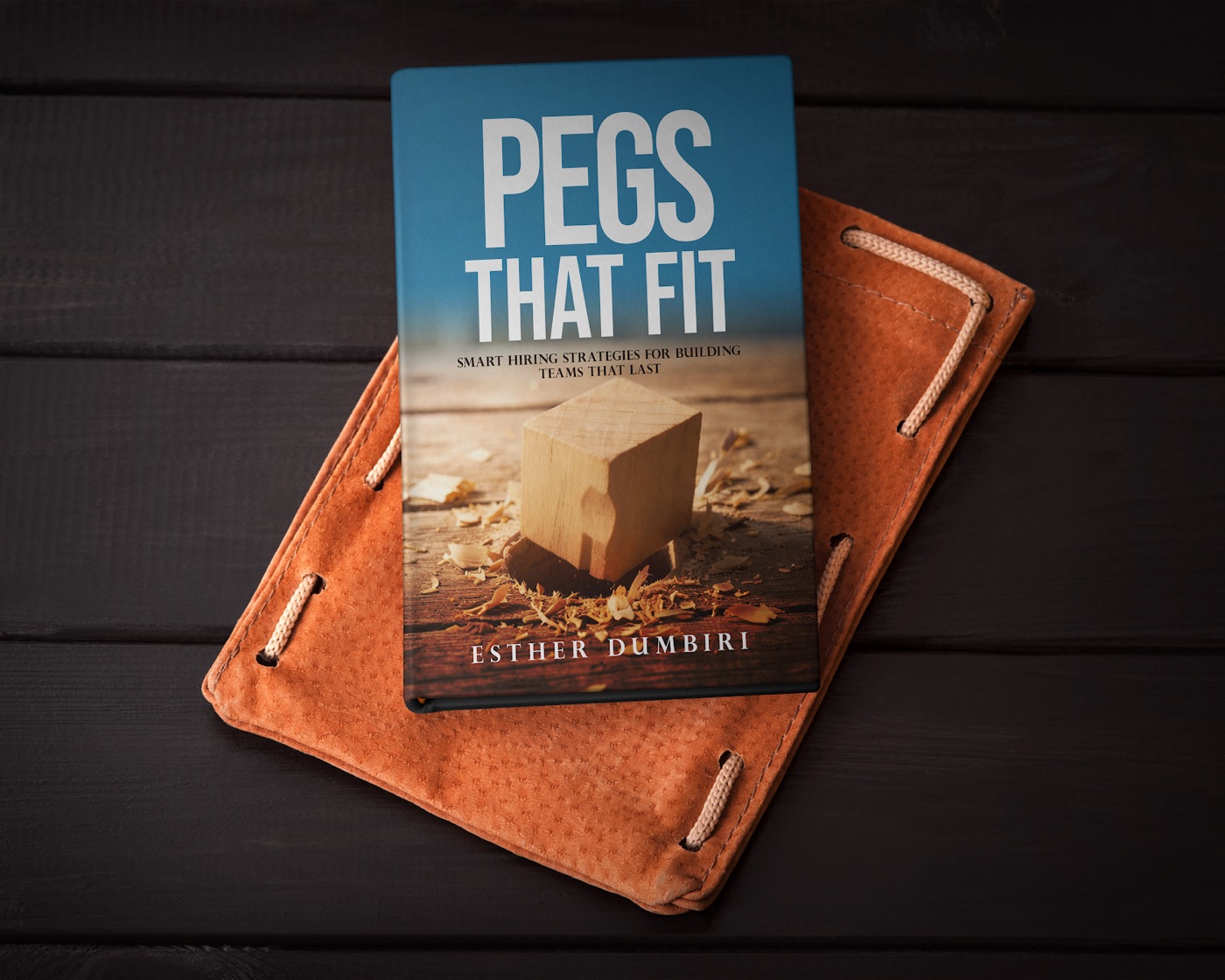Pegs That Fit on a leather folio