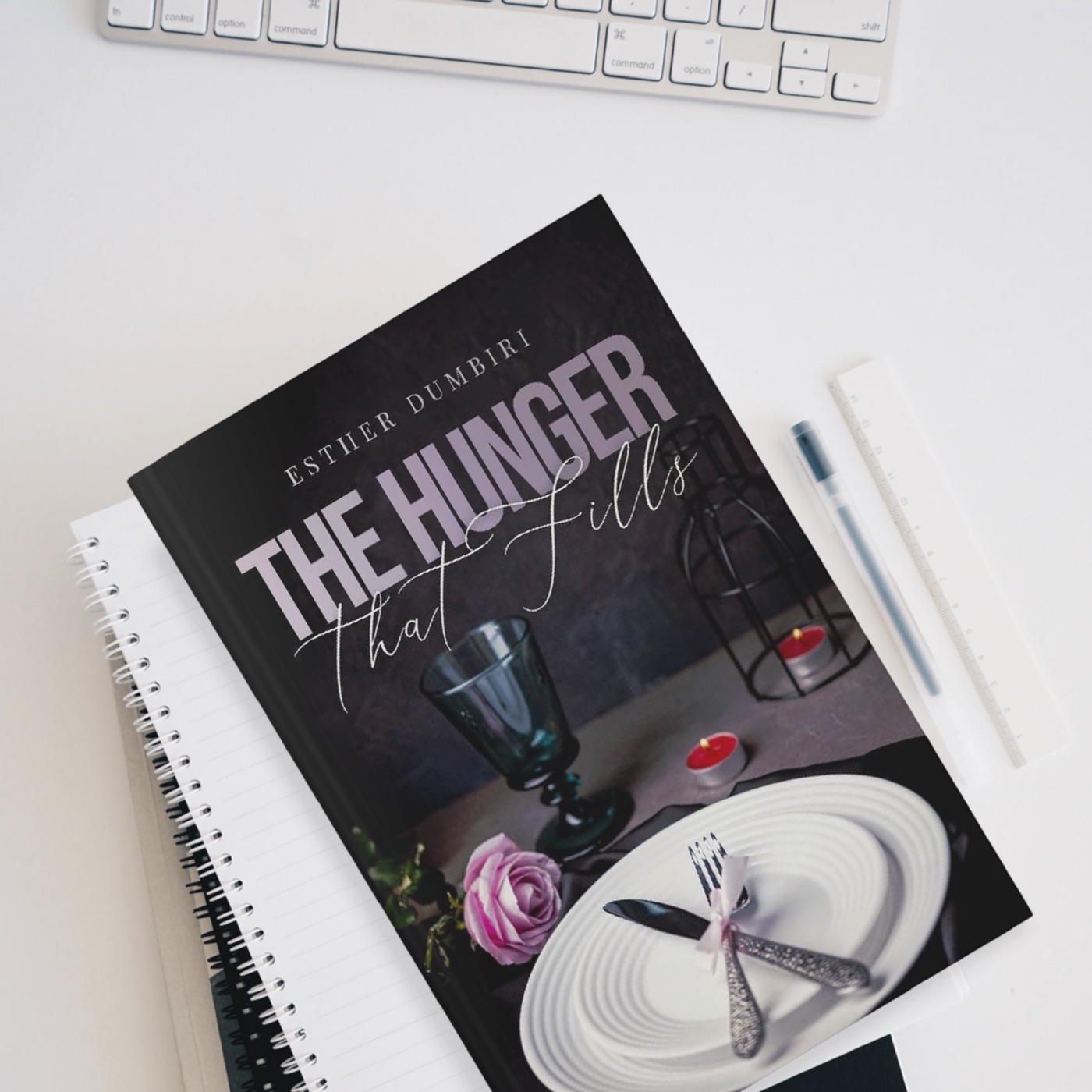 The Hunger That Fills on a desk